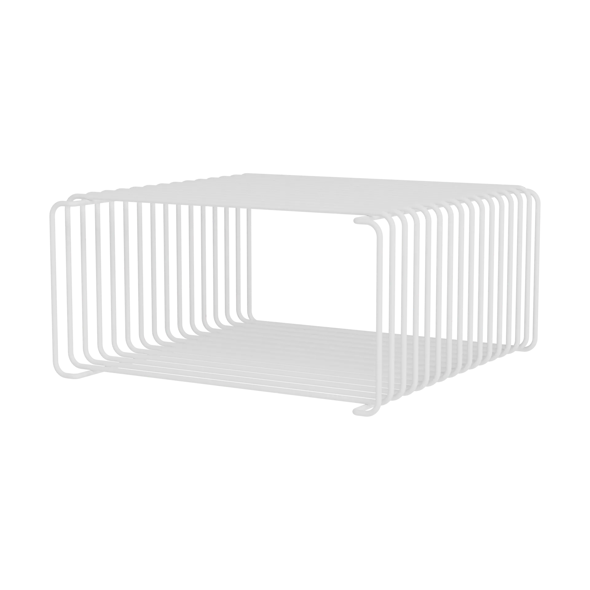 Panton Wire Half Height 架子 34.8x17.2x34.8 cm, Snow Montana