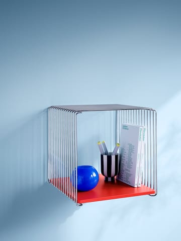 Panton Wire Single 架子 34,8x34,8x25,7 cm - Chrome - Montana
