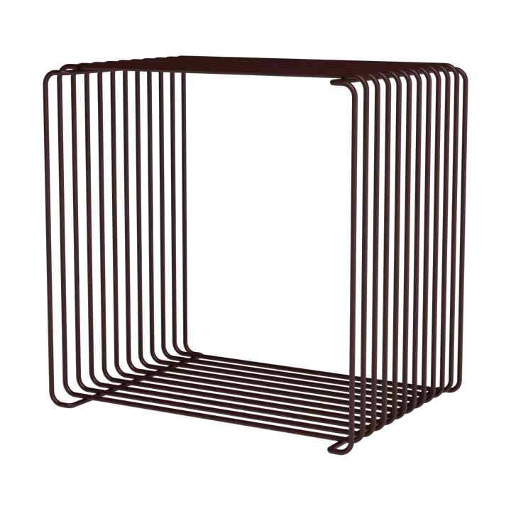 Panton Wire Single 置物架 34,8x34,8x25,7cm - 黑红色 - Montana