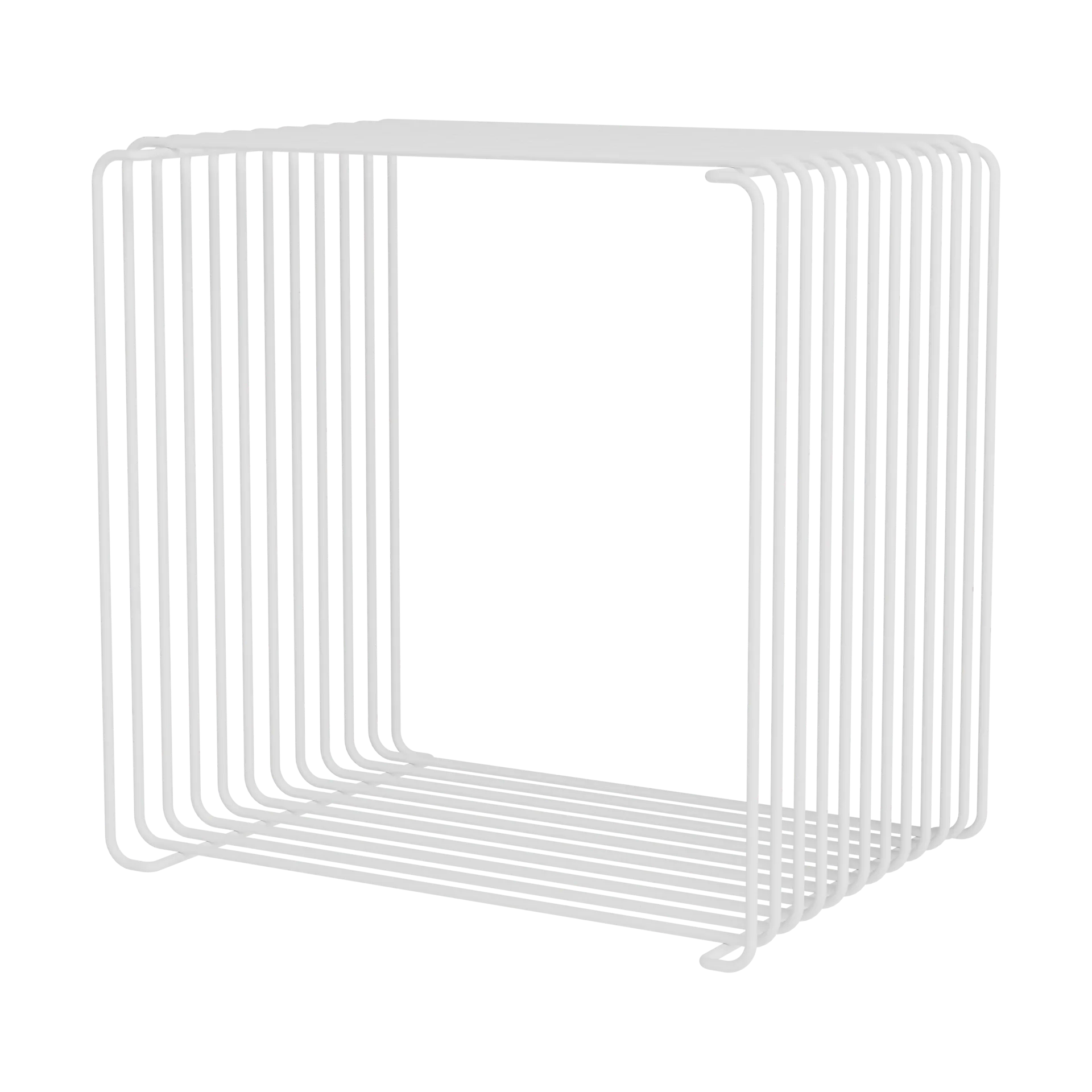 Panton Wire Single 置物架 34,8x34,8x25,7cm, 雪白色 Montana