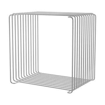 Panton Wire Single 置物架 34,8x34,8x25,7cm - 铬色 - Montana
