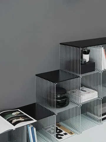 Panton Wire Single 置物架34,8x34,8x34,8cm - 铬色 - Montana