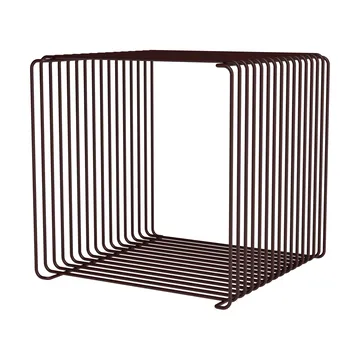 Panton Wire Single 置物架34,8x34,8x34,8cm - 黑红色 - Montana