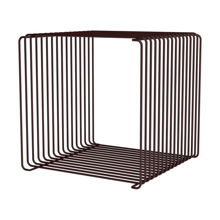 Panton Wire Single 置物架34,8x34,8x34,8cm - 黑红色 - Montana