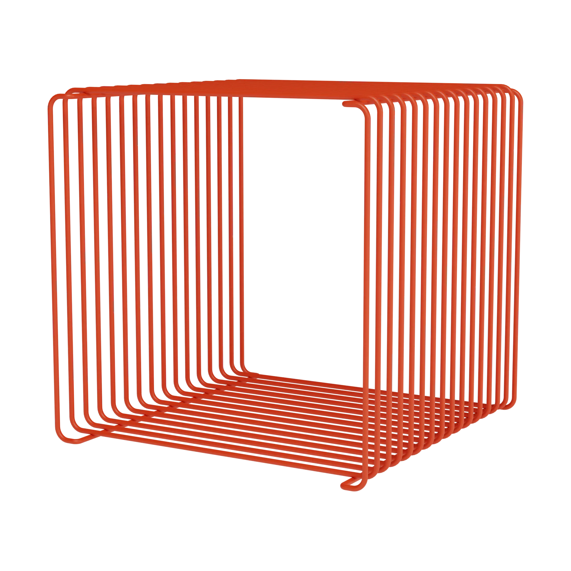 Panton Wire Single 置物架34,8x34,8x34,8cm, 玫瑰果色 Montana