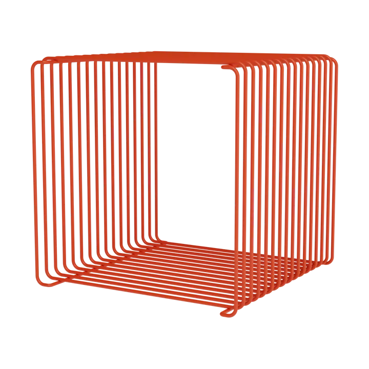 Panton Wire Single 置物架34,8x34,8x34,8cm - 玫瑰果色 - Montana