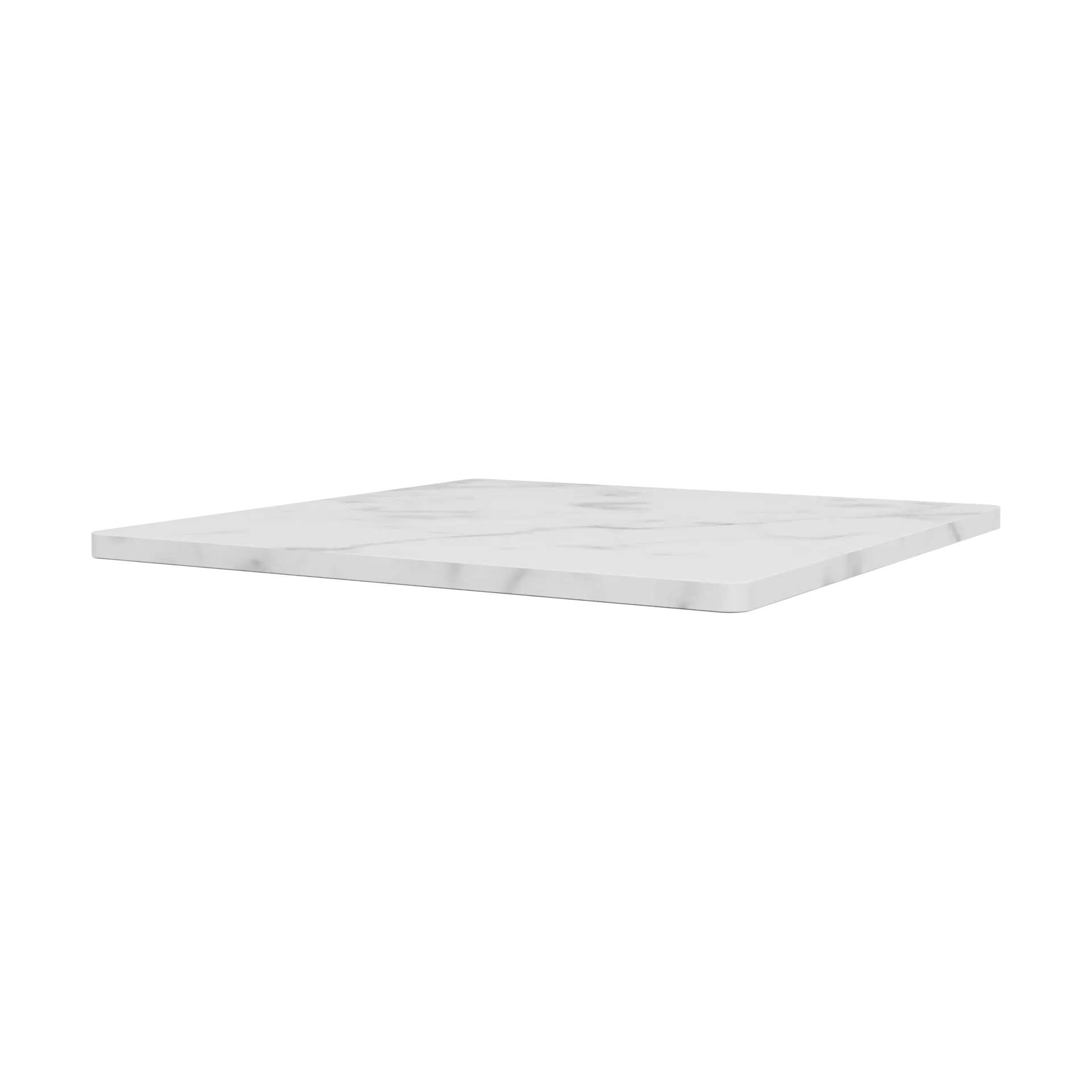 Panton Wire tabletop 34.8x34.8 cm, White marble Montana