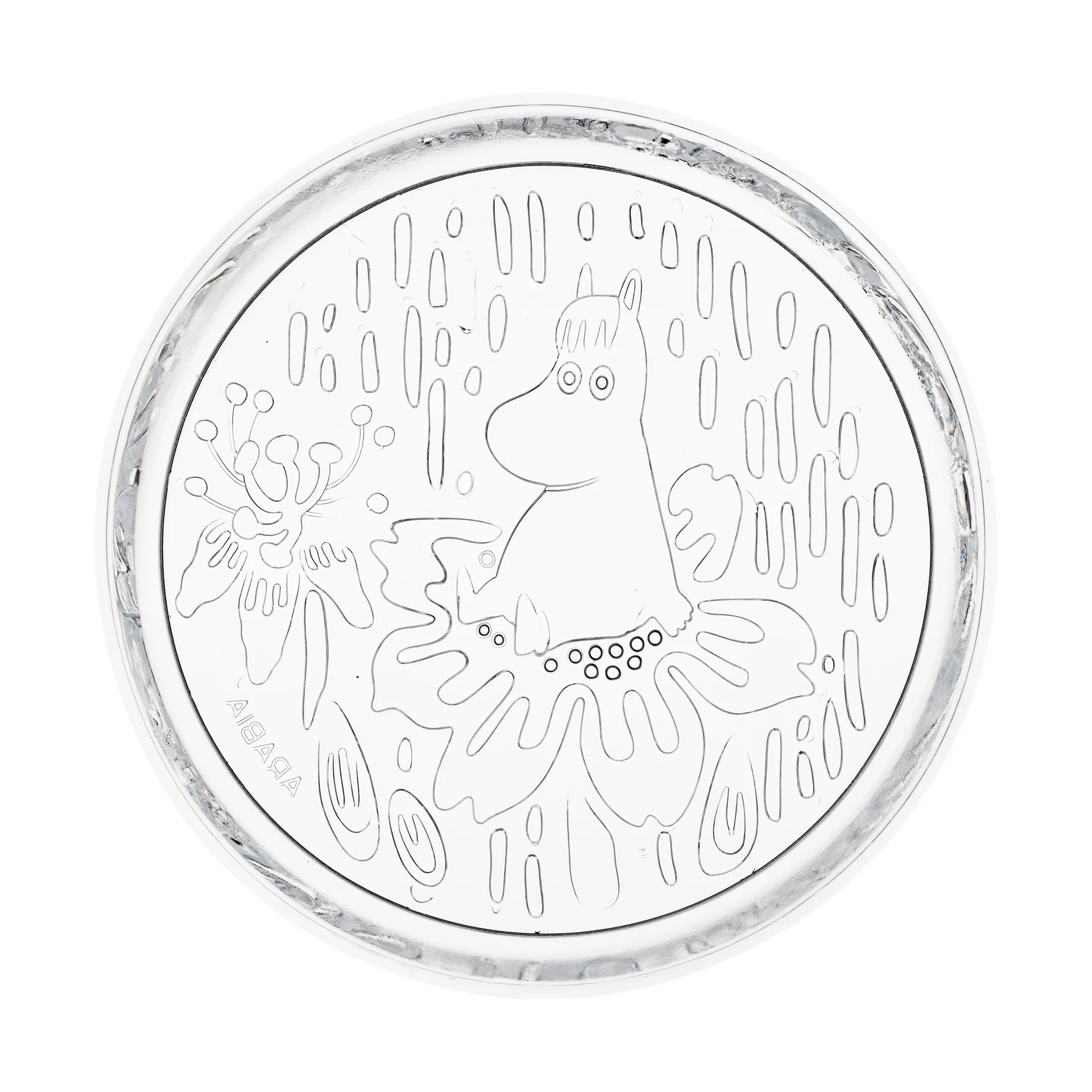 姆明 盘子 Ø15,5 cm, 透明 Moomin Arabia