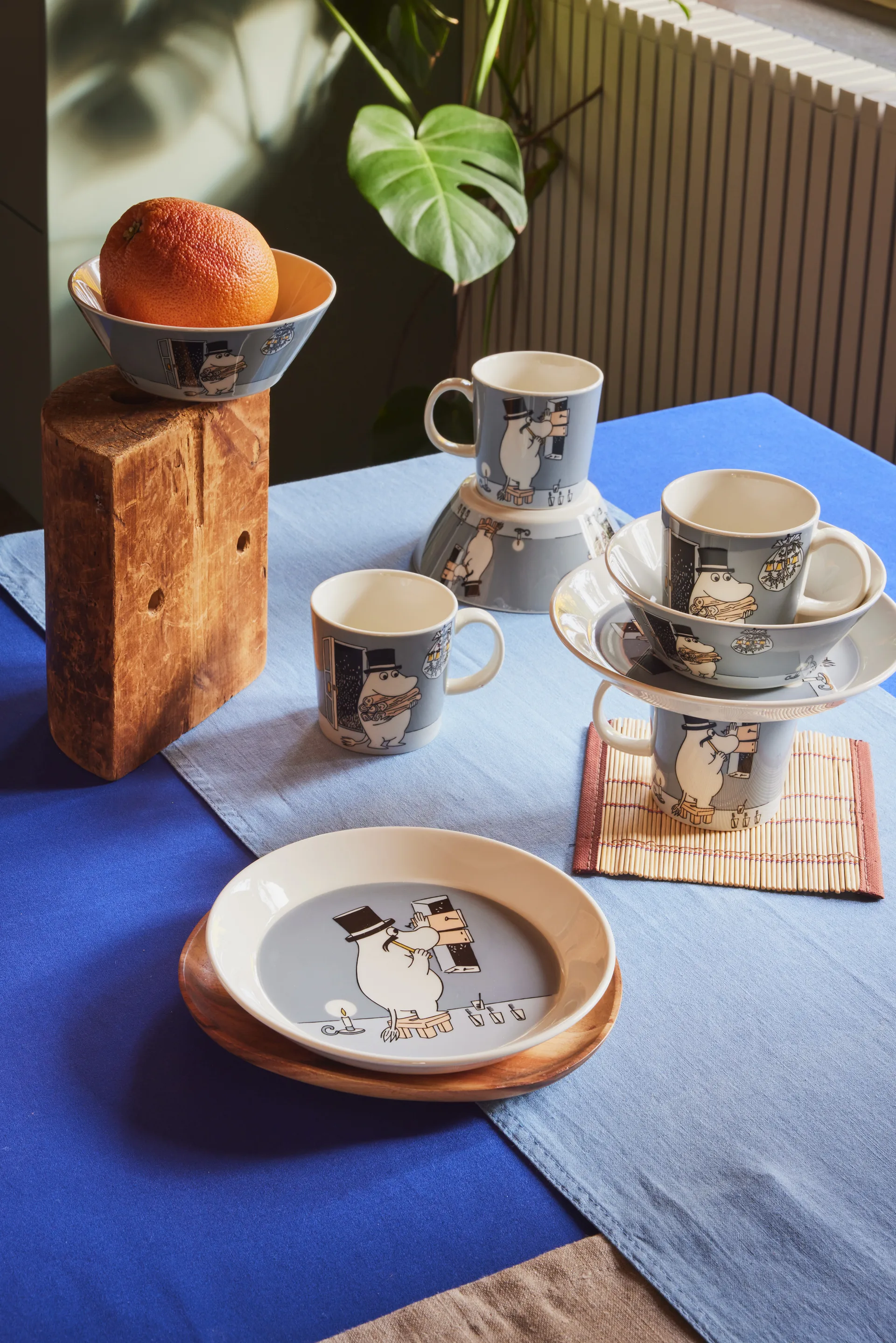 姆明爸爸碗 Ø15cm, 灰色 Moomin Arabia
