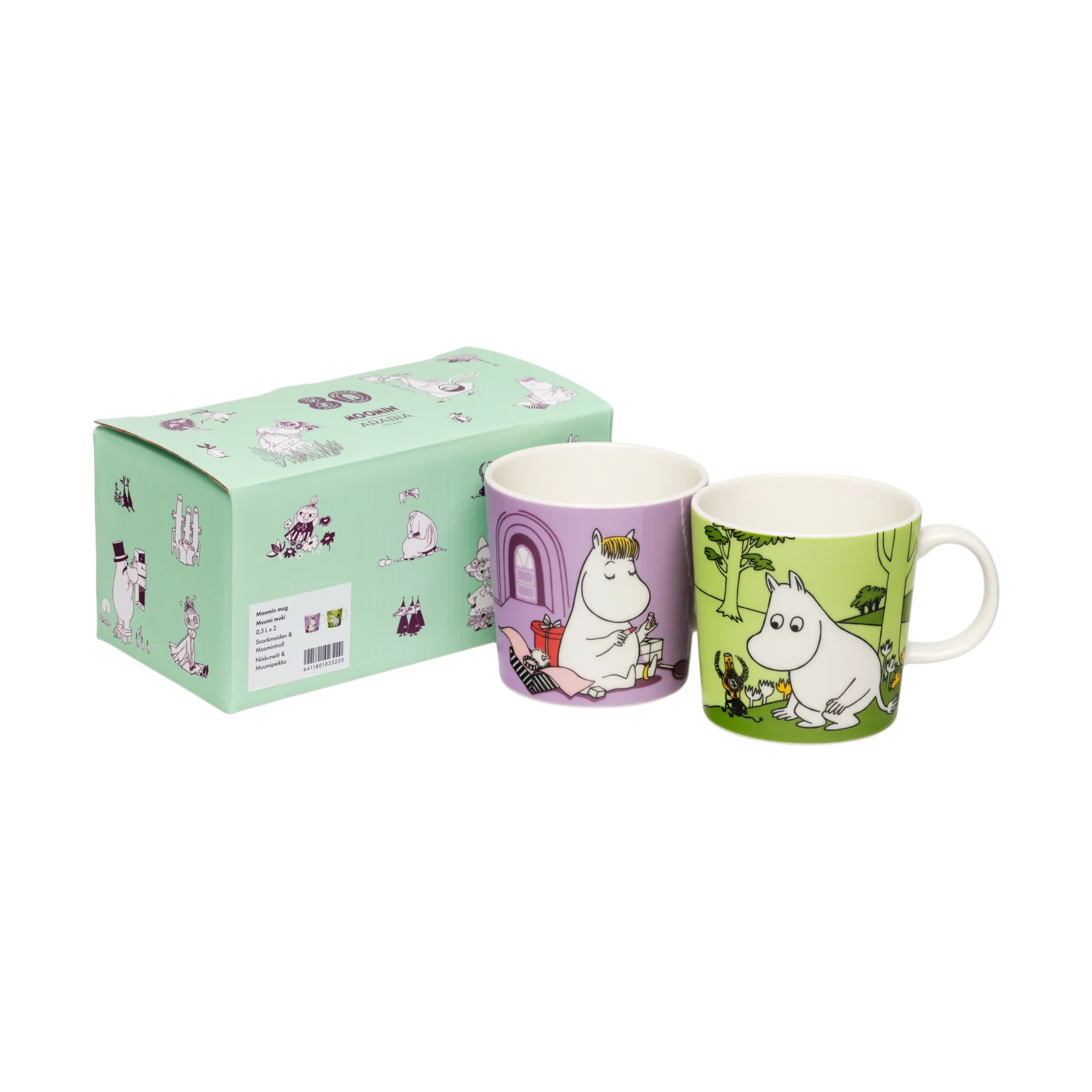 歌妮与姆明托姆莉姆明马克杯 2件, 300ml Moomin Arabia