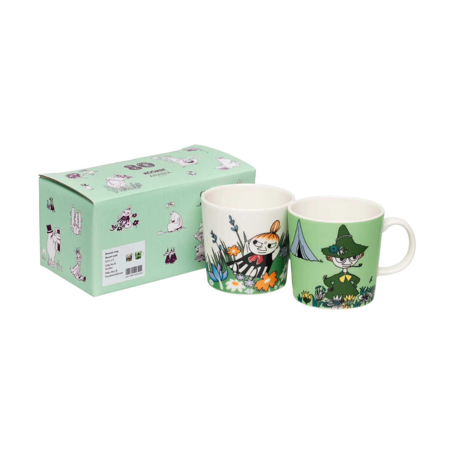 小美与尤史力姆明马克杯 2件, 300ml Moomin Arabia