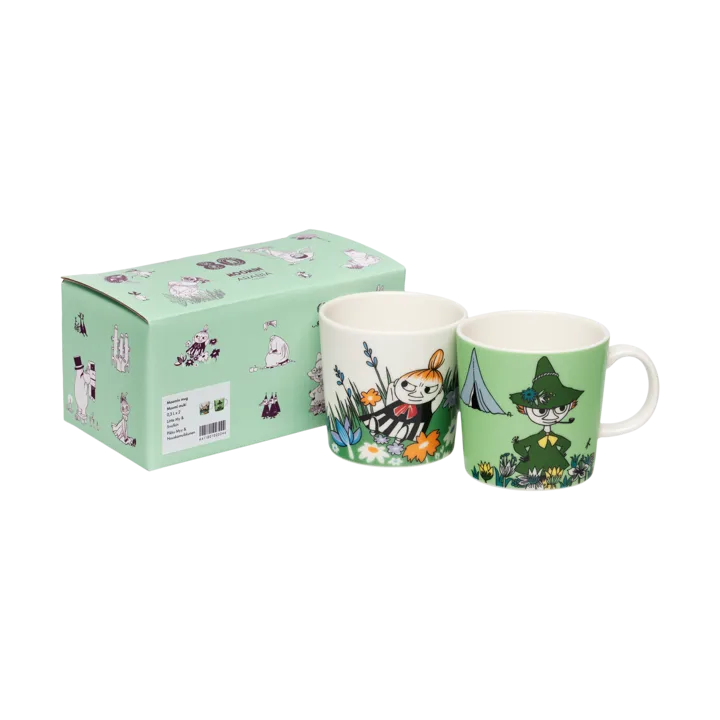 小美与尤史力姆明马克杯 2件 - 300ml - Moomin Arabia