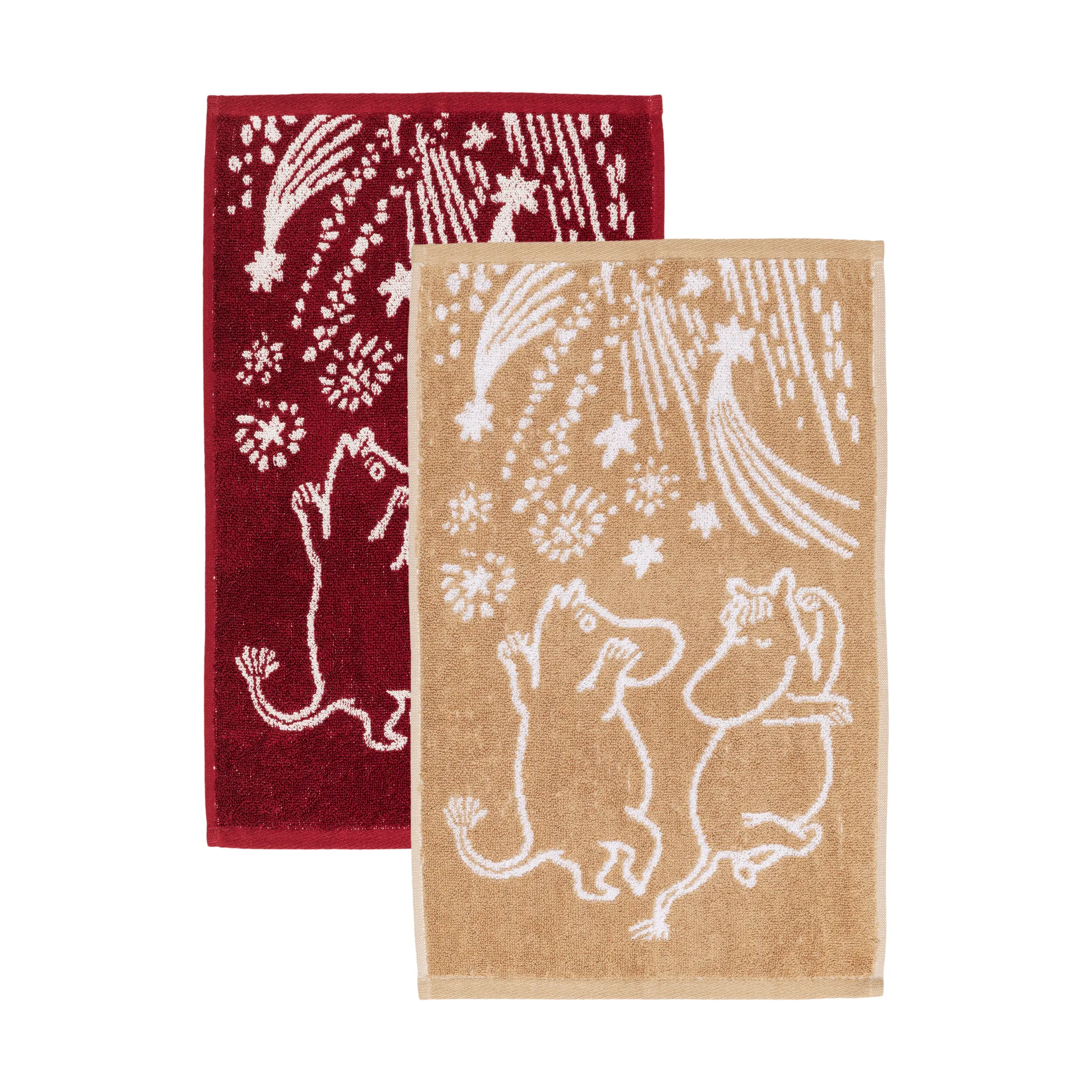 节日时刻姆明毛巾 2件装, 30x50cm Moomin Arabia