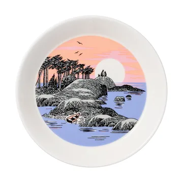 雪地烛台 & 姆明之日 2018 姆明盘子套装 - Ø19cm - Moomin Arabia