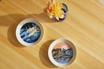 雪地烛台 & 姆明之日 2018 姆明盘子套装 - Ø19cm - Moomin Arabia