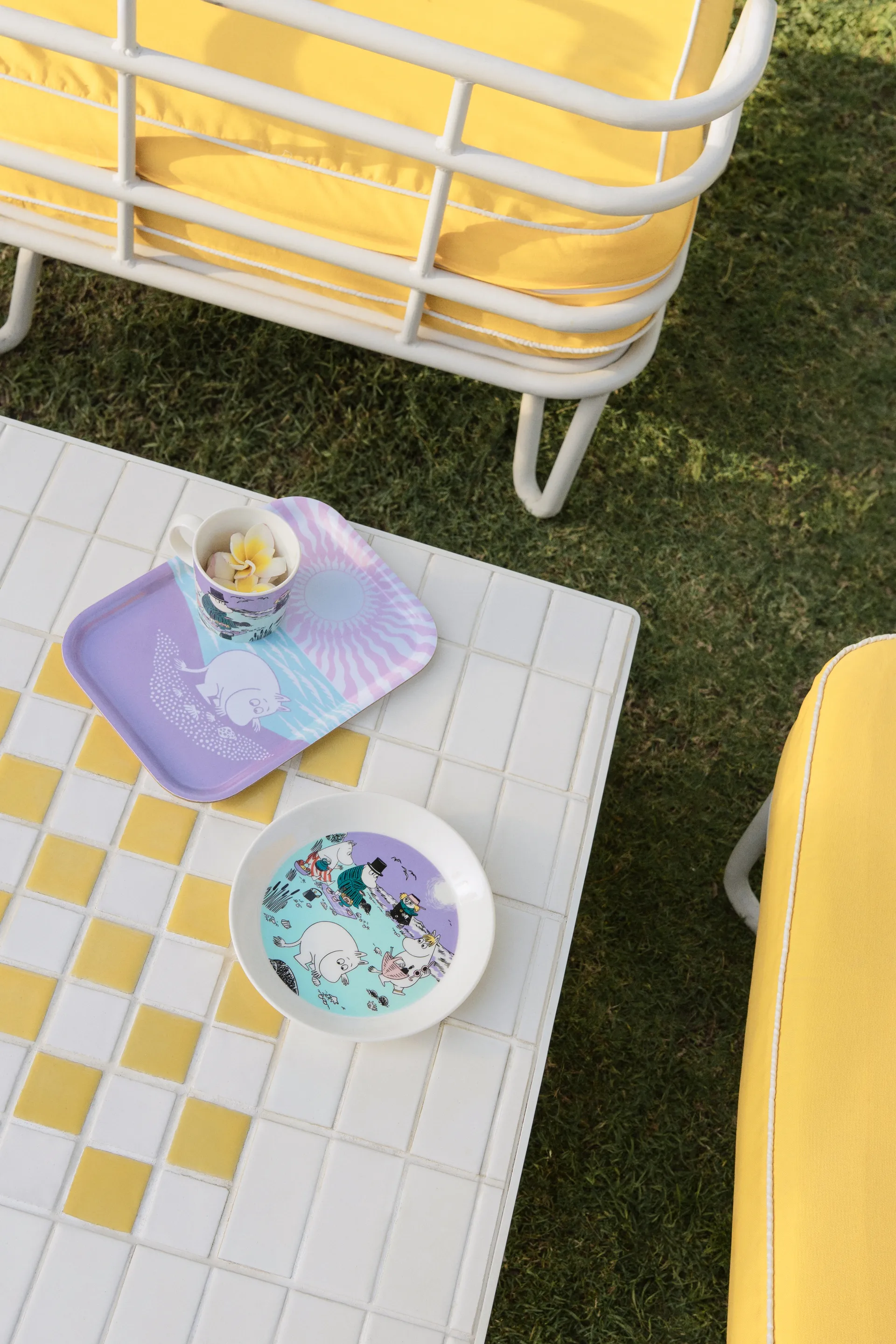 姆明 盘子 2025 Beach day, Ø19,5 cm Moomin Arabia