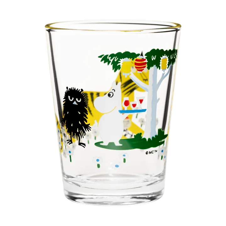 姆明 玻璃 220ml - Garden Party - Moomin Arabia