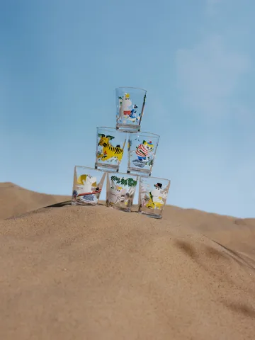 姆明 玻璃 220ml - Garden Party - Moomin Arabia