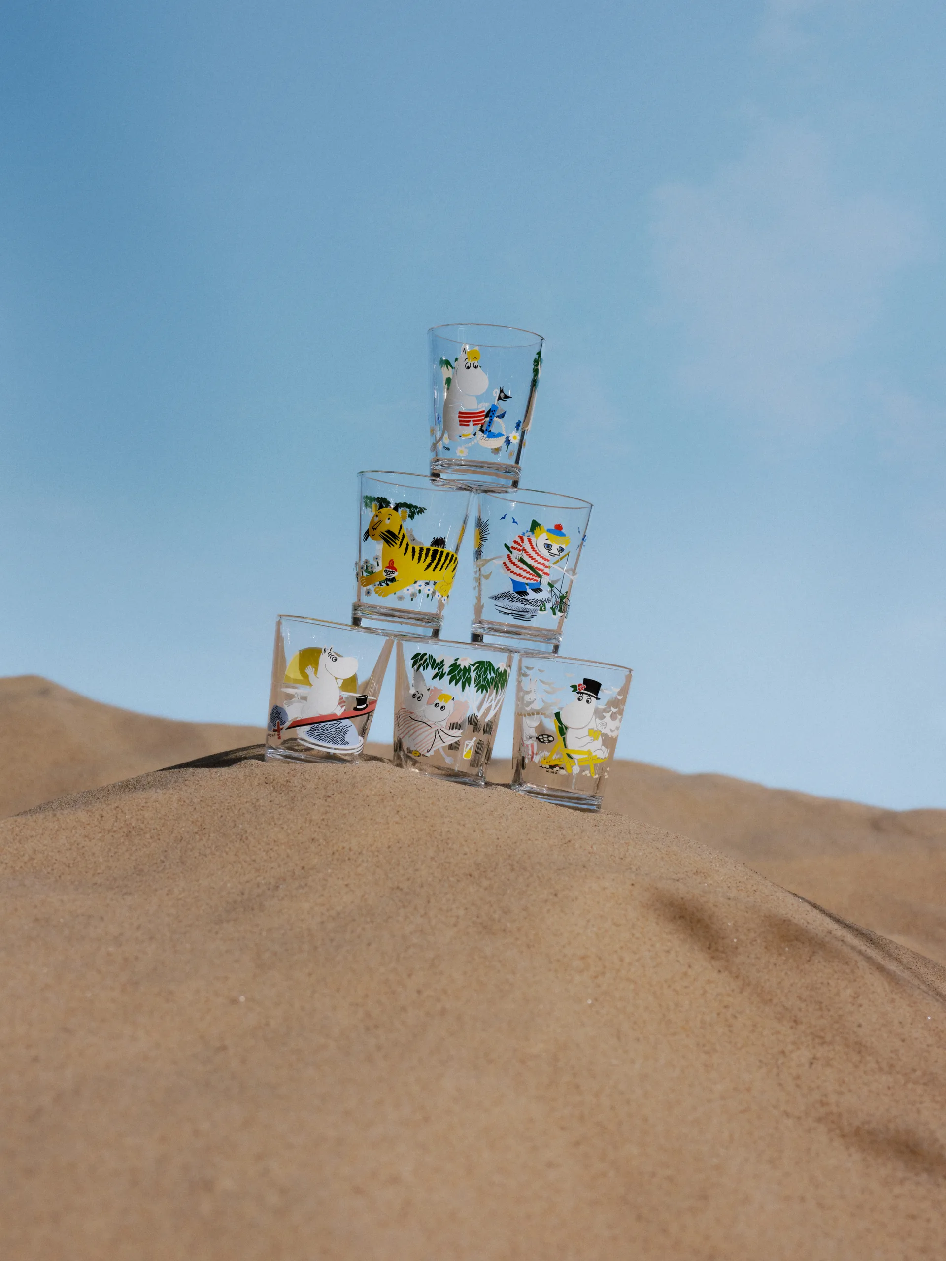 姆明 玻璃 220ml, Resting Pause Moomin Arabia