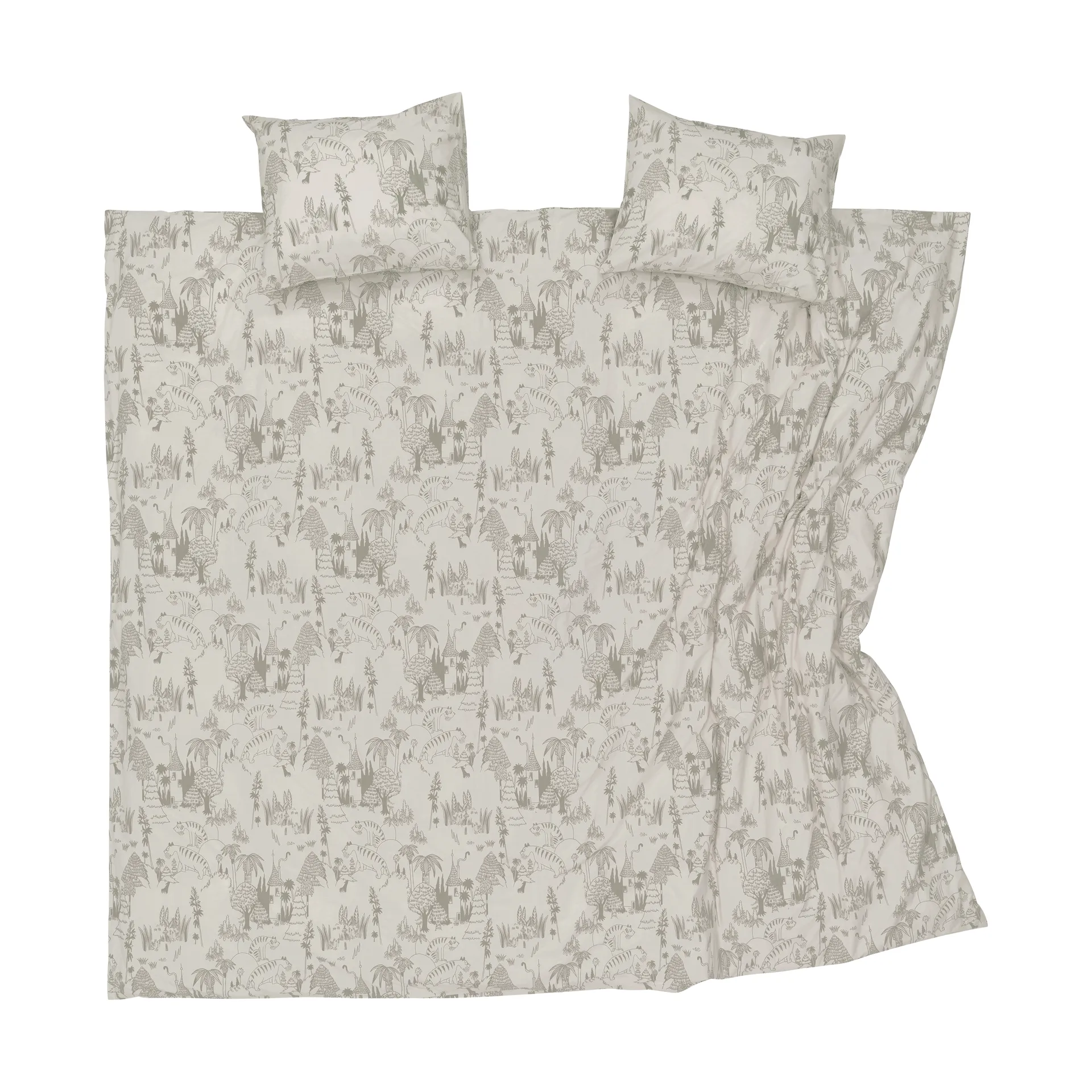 姆明 床上用品套装 240x210 cm, Garden Party 米色 Moomin Arabia