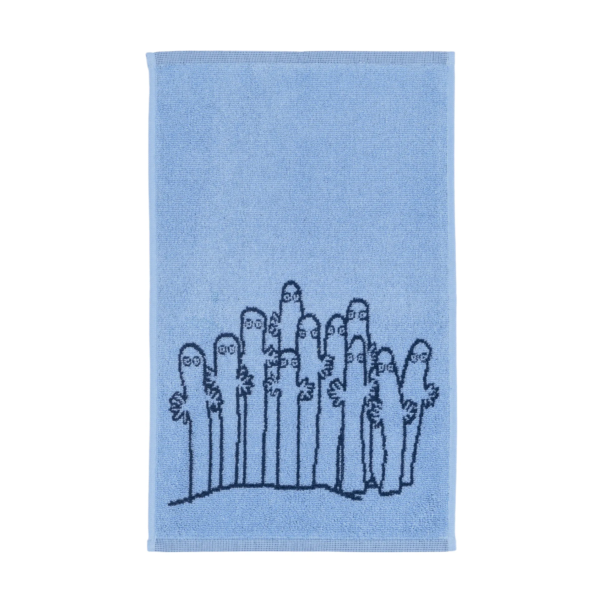姆明 毛巾 30x50 cm, Hattifattener 蓝色 Moomin Arabia
