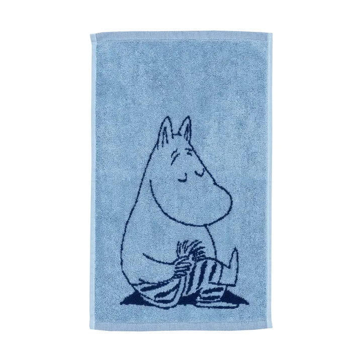 姆明 毛巾 30x50 cm - Moomintroll 藏青 蓝色 - Moomin Arabia
