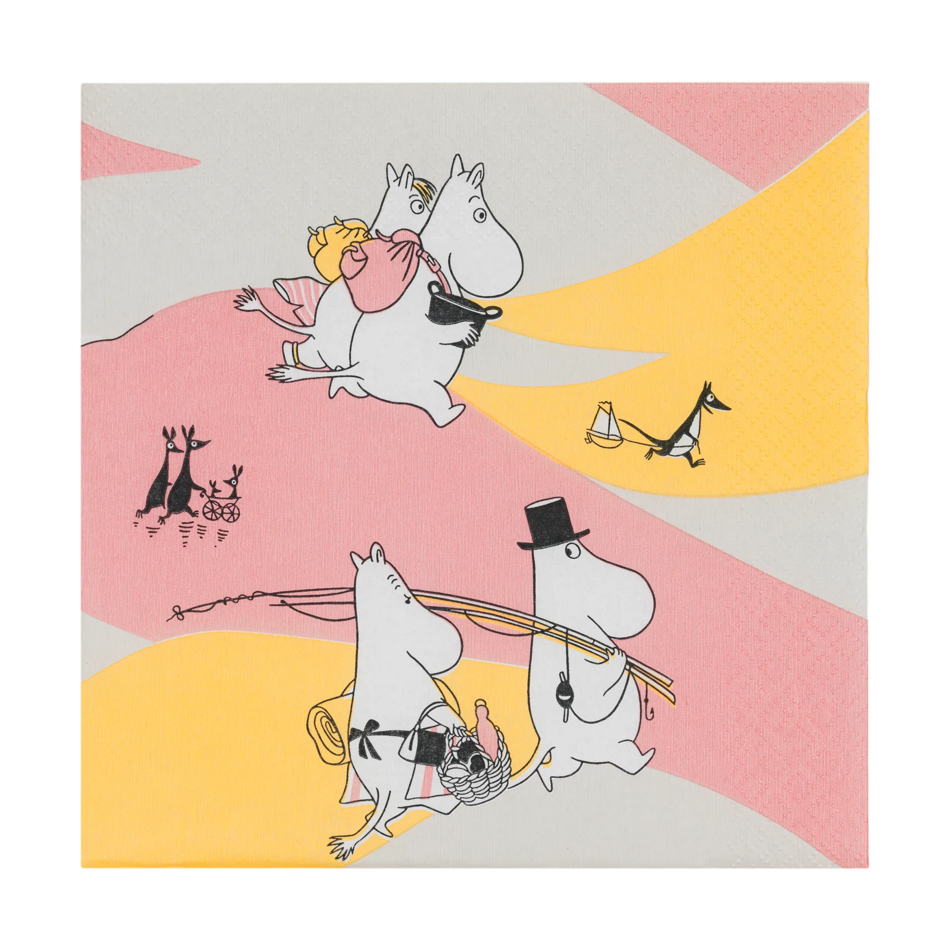 家庭时光纸巾33x33cm 20件装, 多色 Moomin Arabia