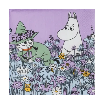 永远的朋友纸巾33x33cm 20件装 - 多色 - Moomin Arabia
