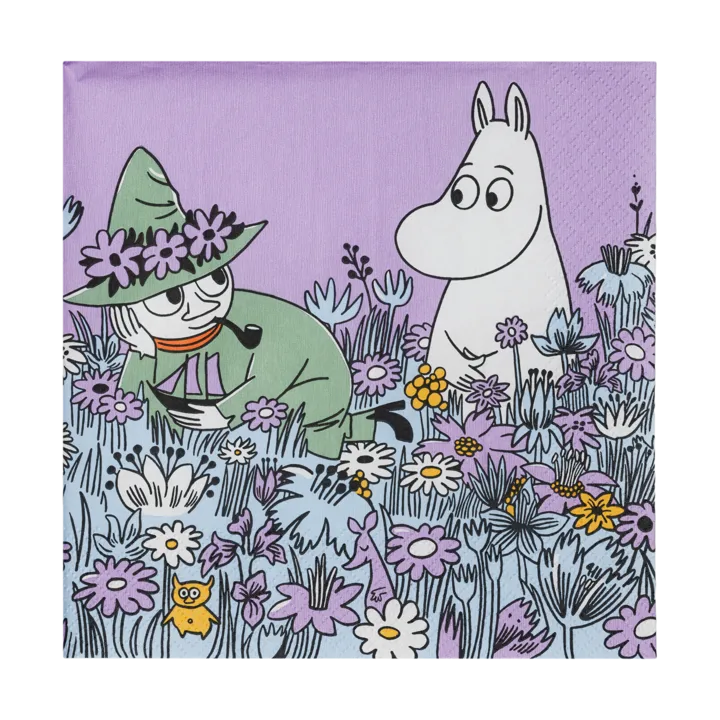 永远的朋友纸巾33x33cm 20件装 - 多色 - Moomin Arabia