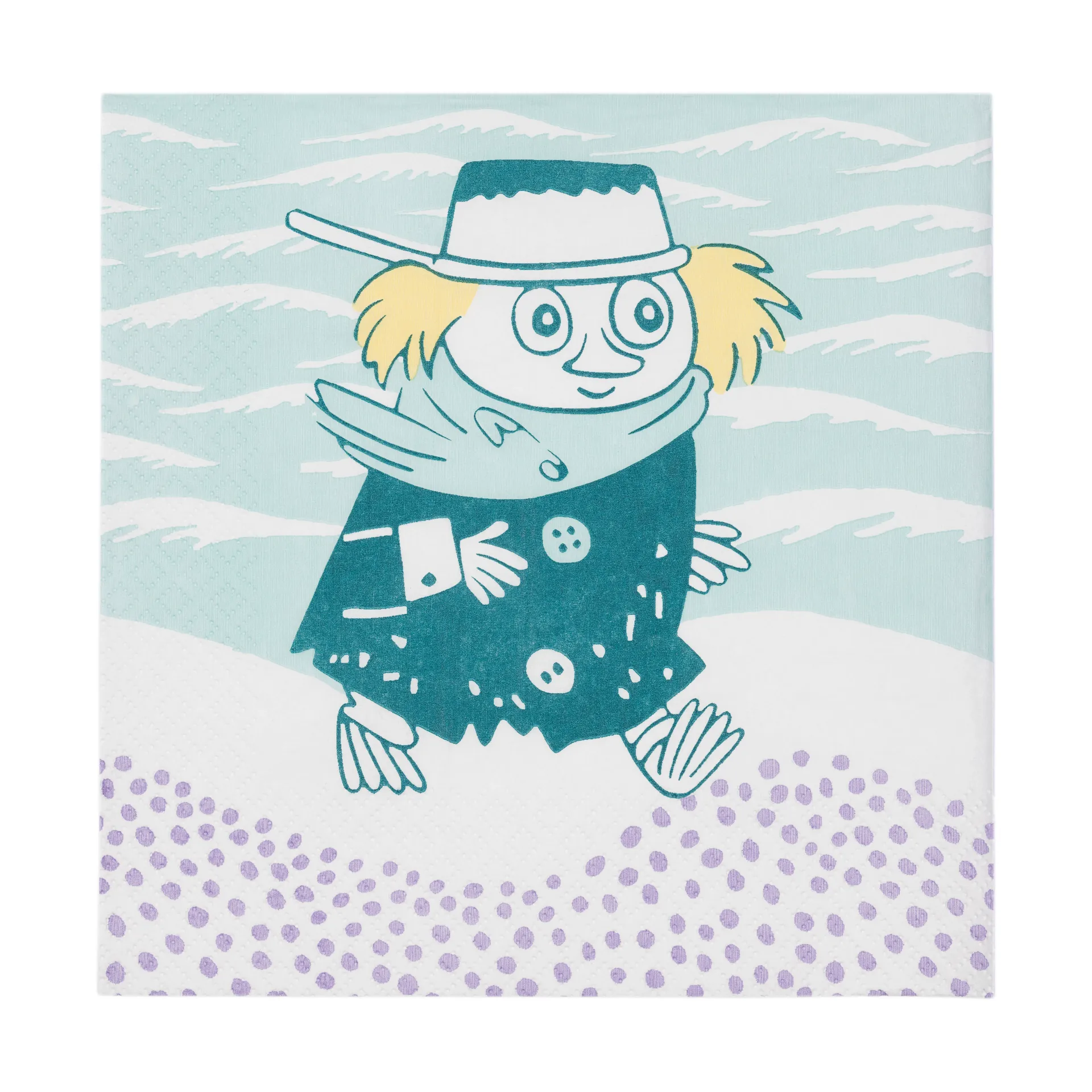 海滩日姆明纸巾33x33cm 20件, 多色 Moomin Arabia