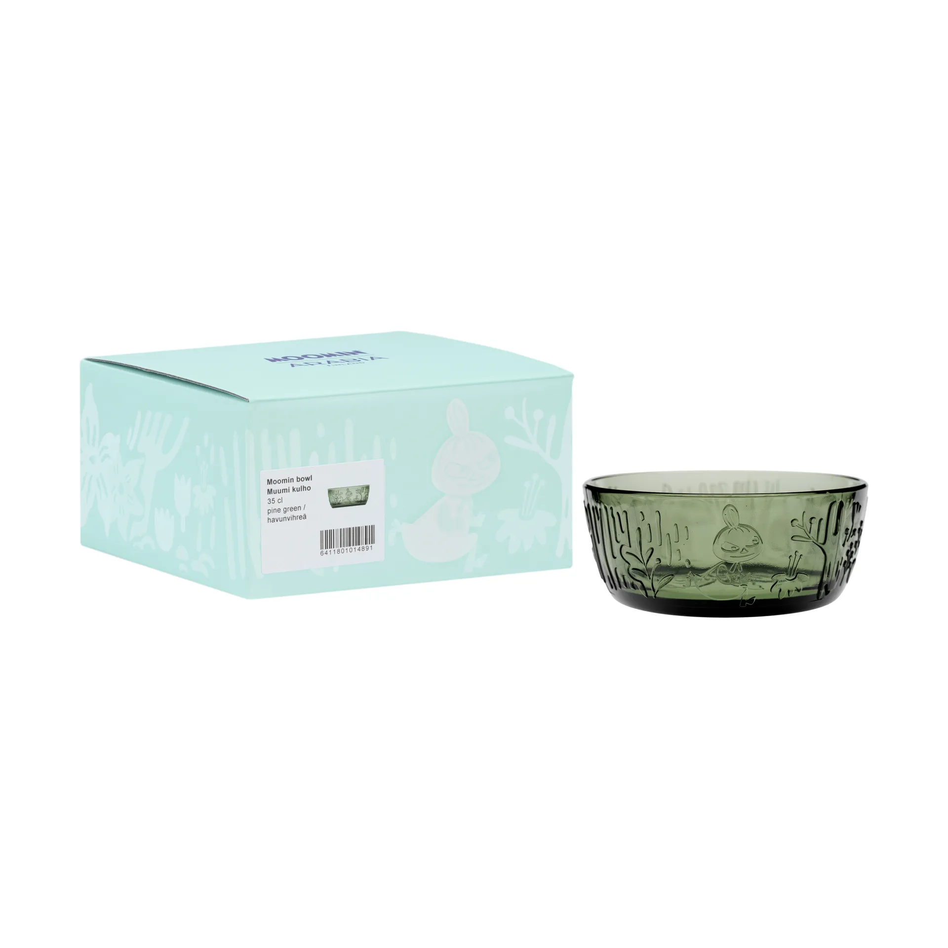 姆明 碗 350ml, Pine 绿色 Moomin Arabia