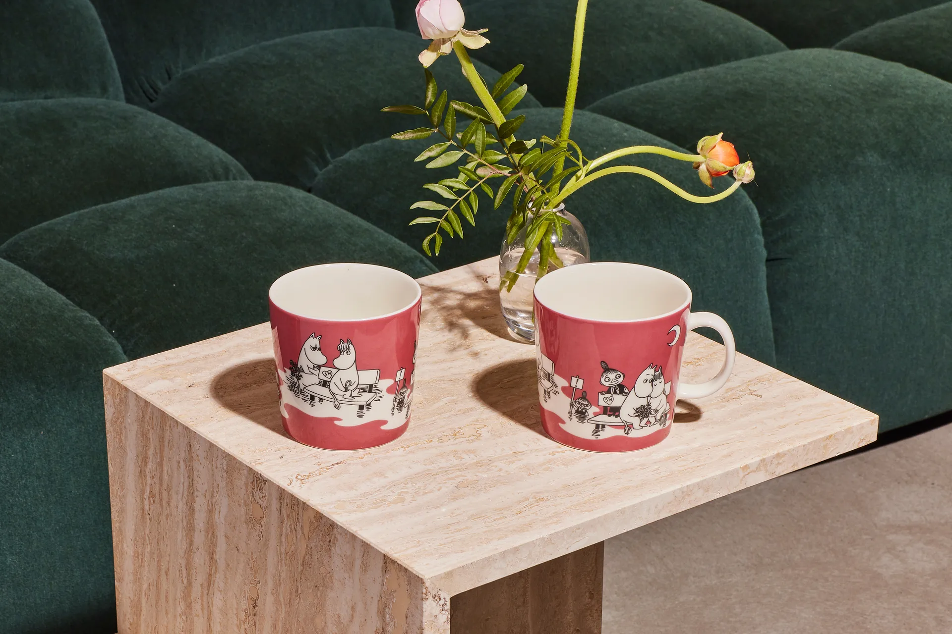 粉色姆明马克杯 特别款, 40厘升 Moomin Arabia