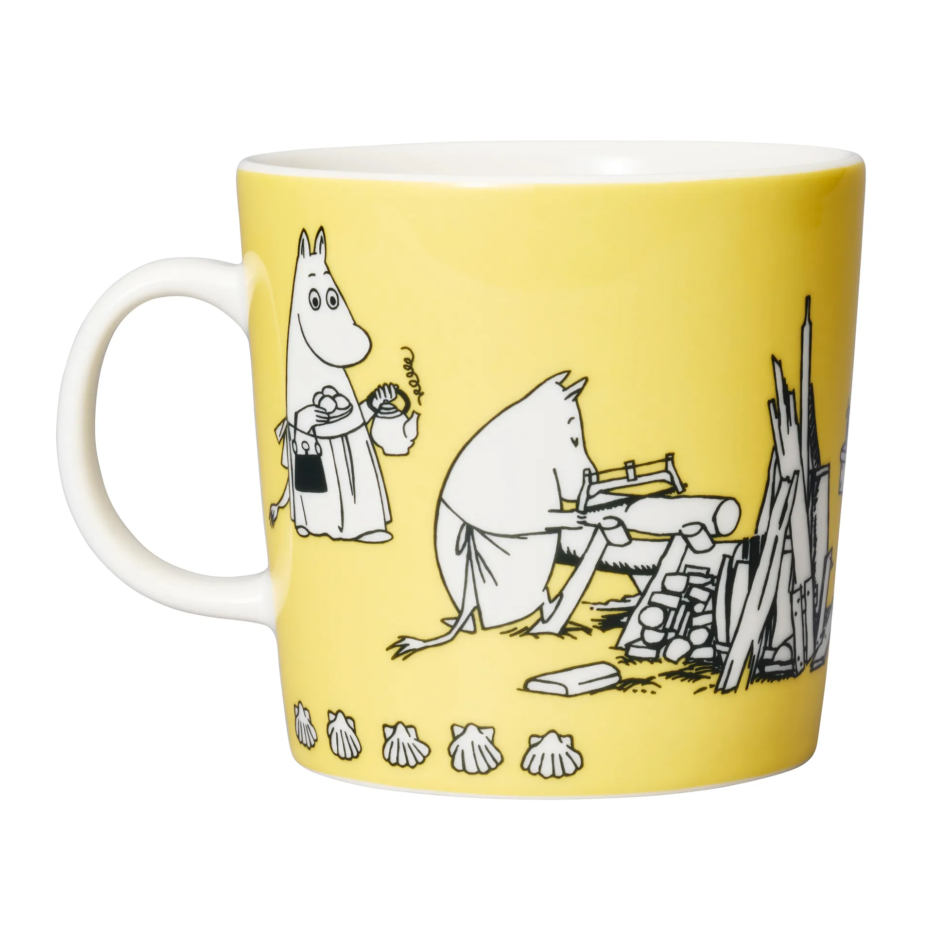 黄色姆明马克杯 特别款, 40厘升 Moomin Arabia