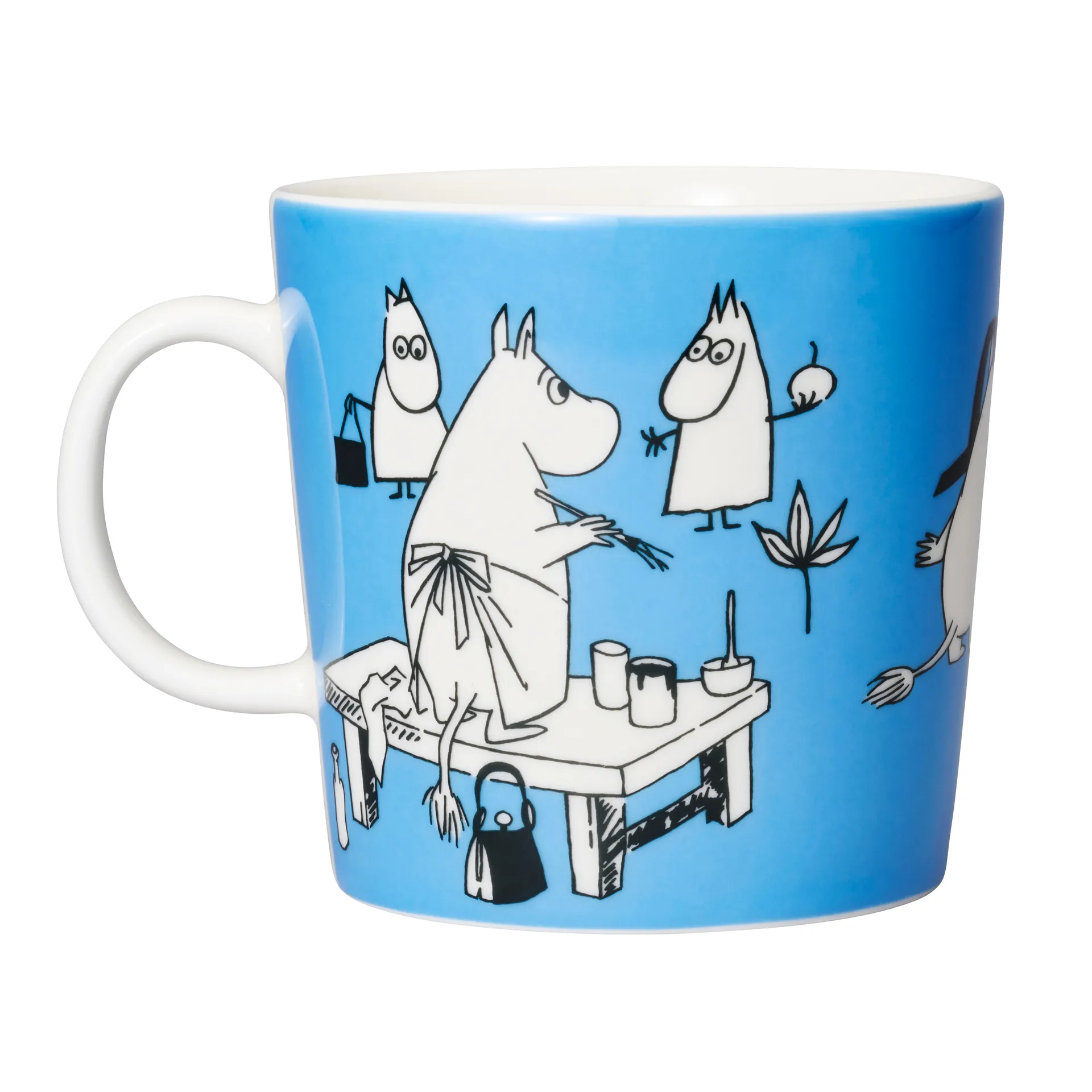 蓝色姆明马克杯 特别款, 40厘升 Moomin Arabia