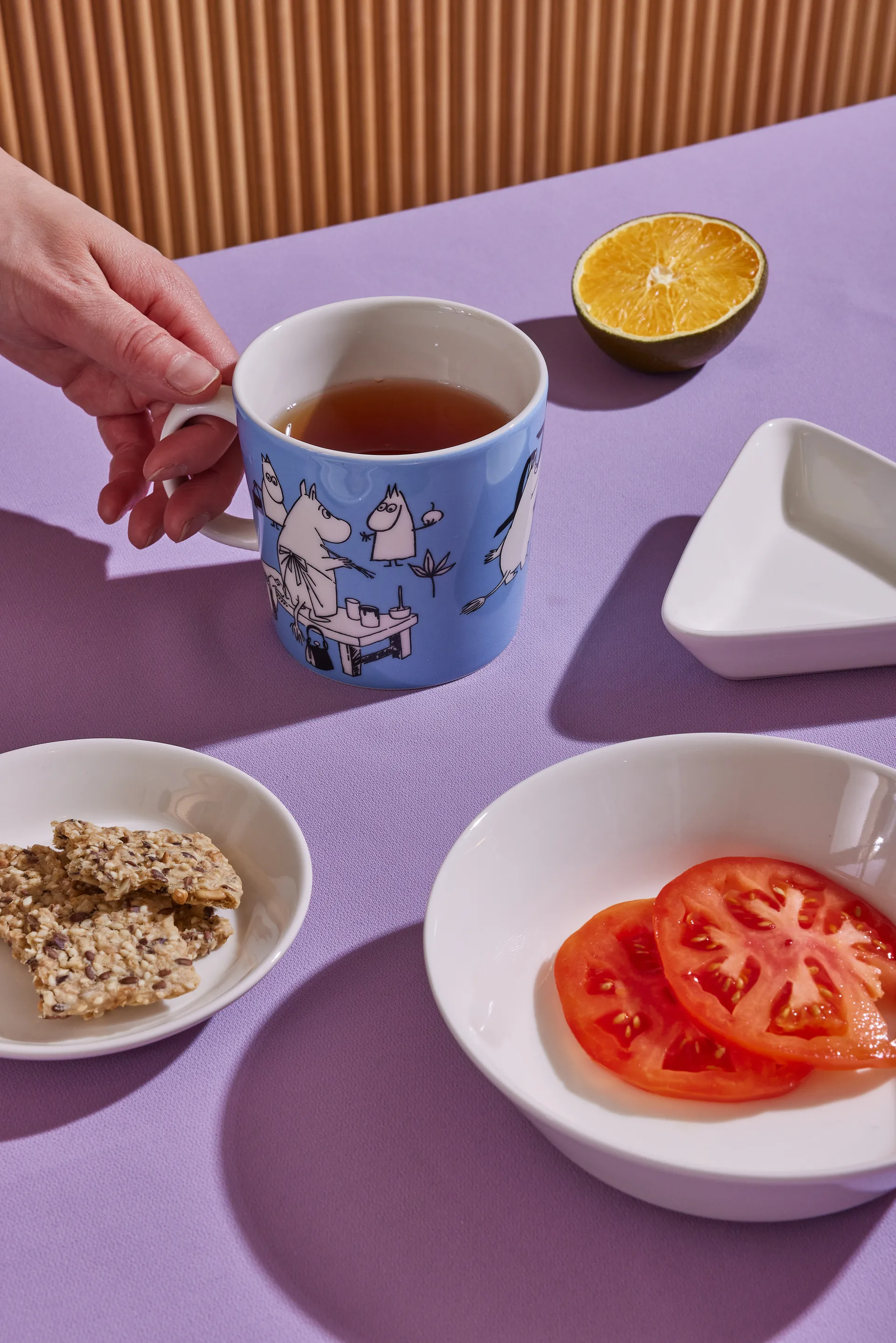 蓝色姆明马克杯 特别款, 40厘升 Moomin Arabia