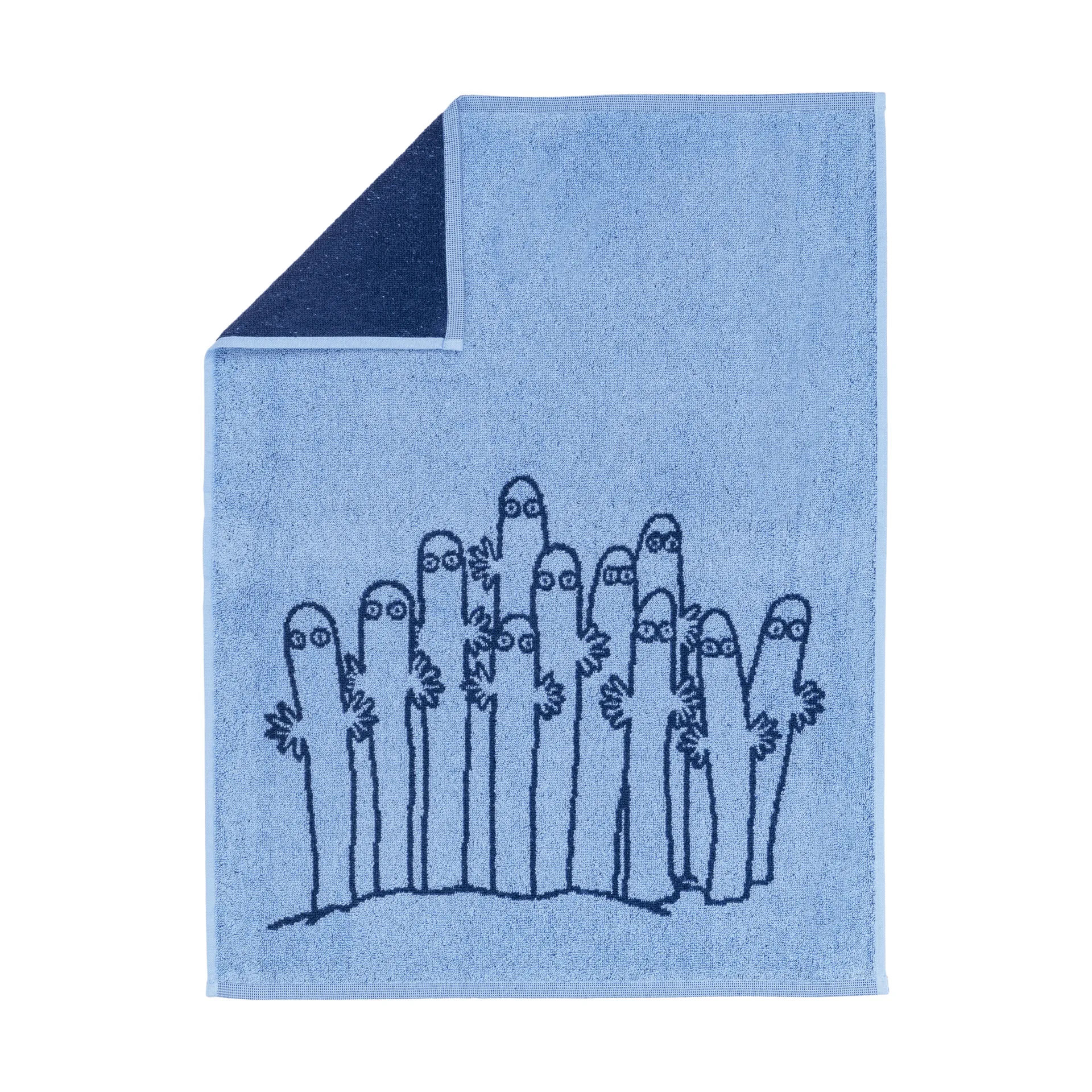姆明 毛巾 50x70 cm, Hattifattener 蓝色 Moomin Arabia