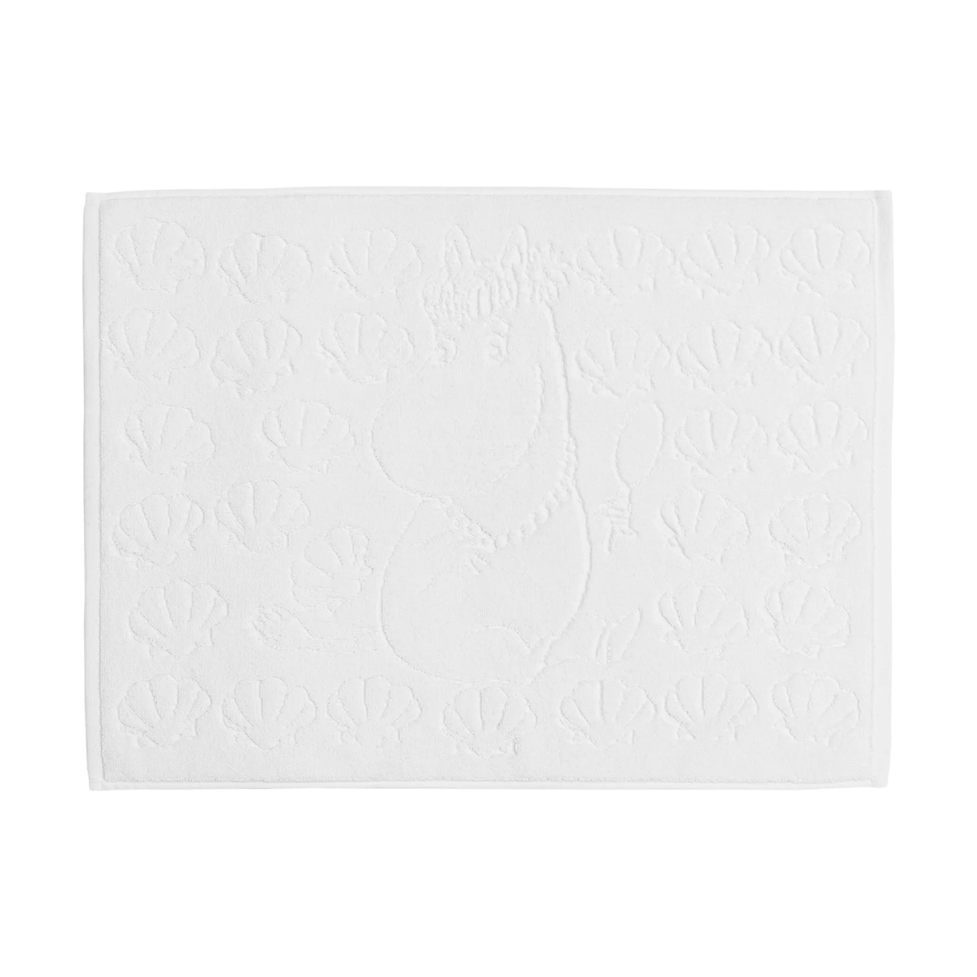 姆明 浴室地垫 50x70 cm, Shell 白色 Moomin Arabia