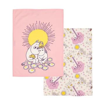 姆明 厨用巾50x70cm 2件 - 热恋 - Moomin Arabia