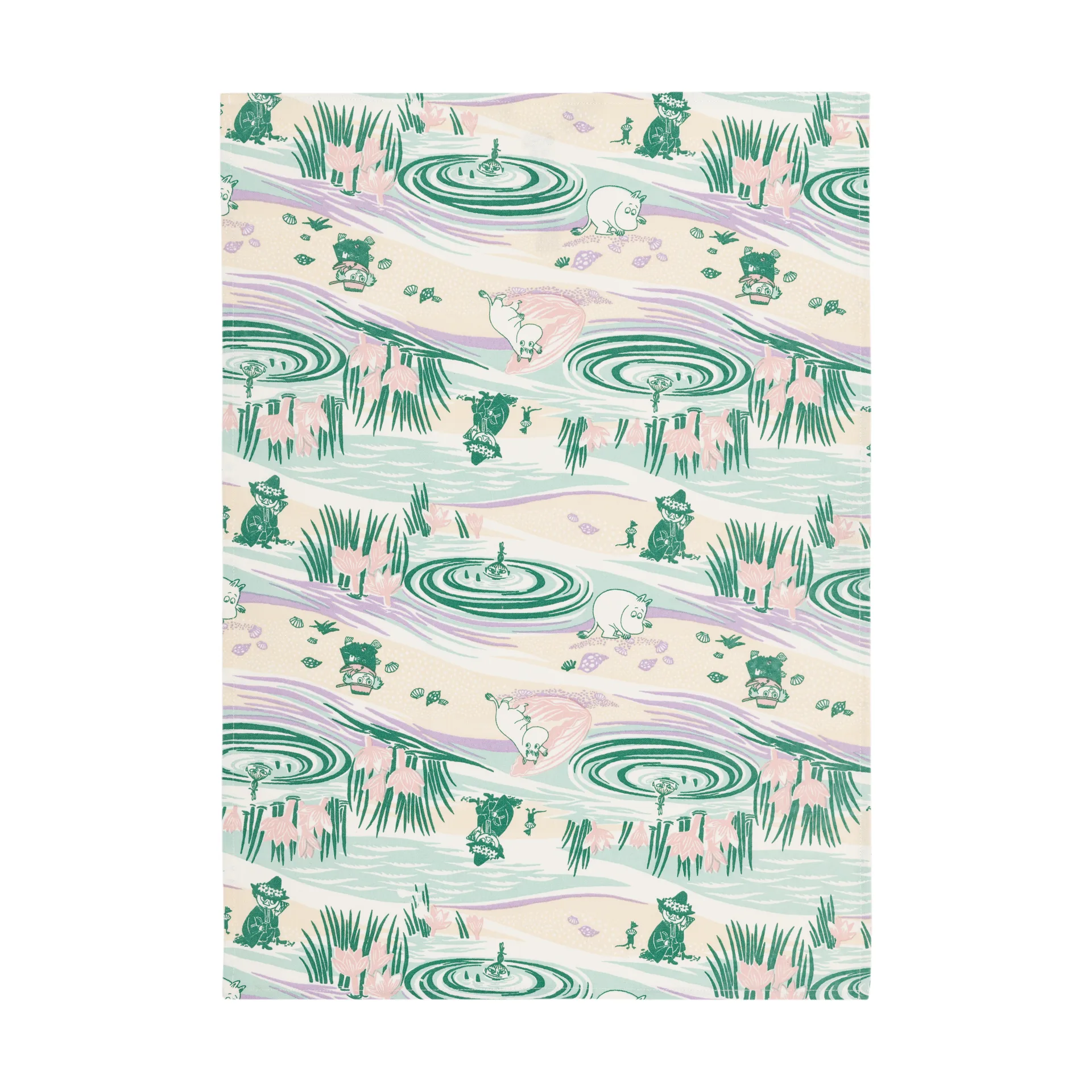 海滩日 姆明 厨用巾, 50x70cm Moomin Arabia