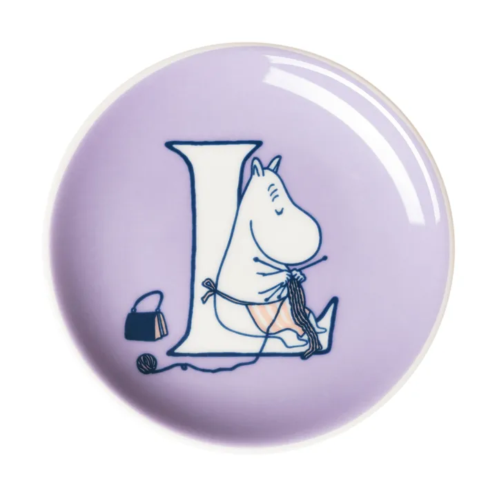 ABC Mumin minitallrik - L, 10,5 cm - Moomin Arabia