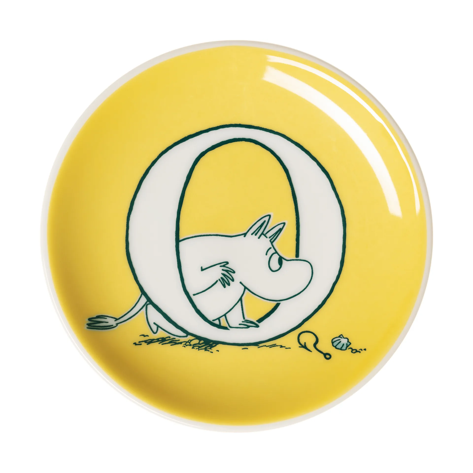 ABC Mumin minitallrik, O, 10,5 cm Moomin Arabia