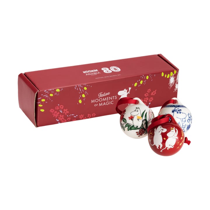 姆明 annual ball Ø5 cm 3件, 2025 Moomin Arabia