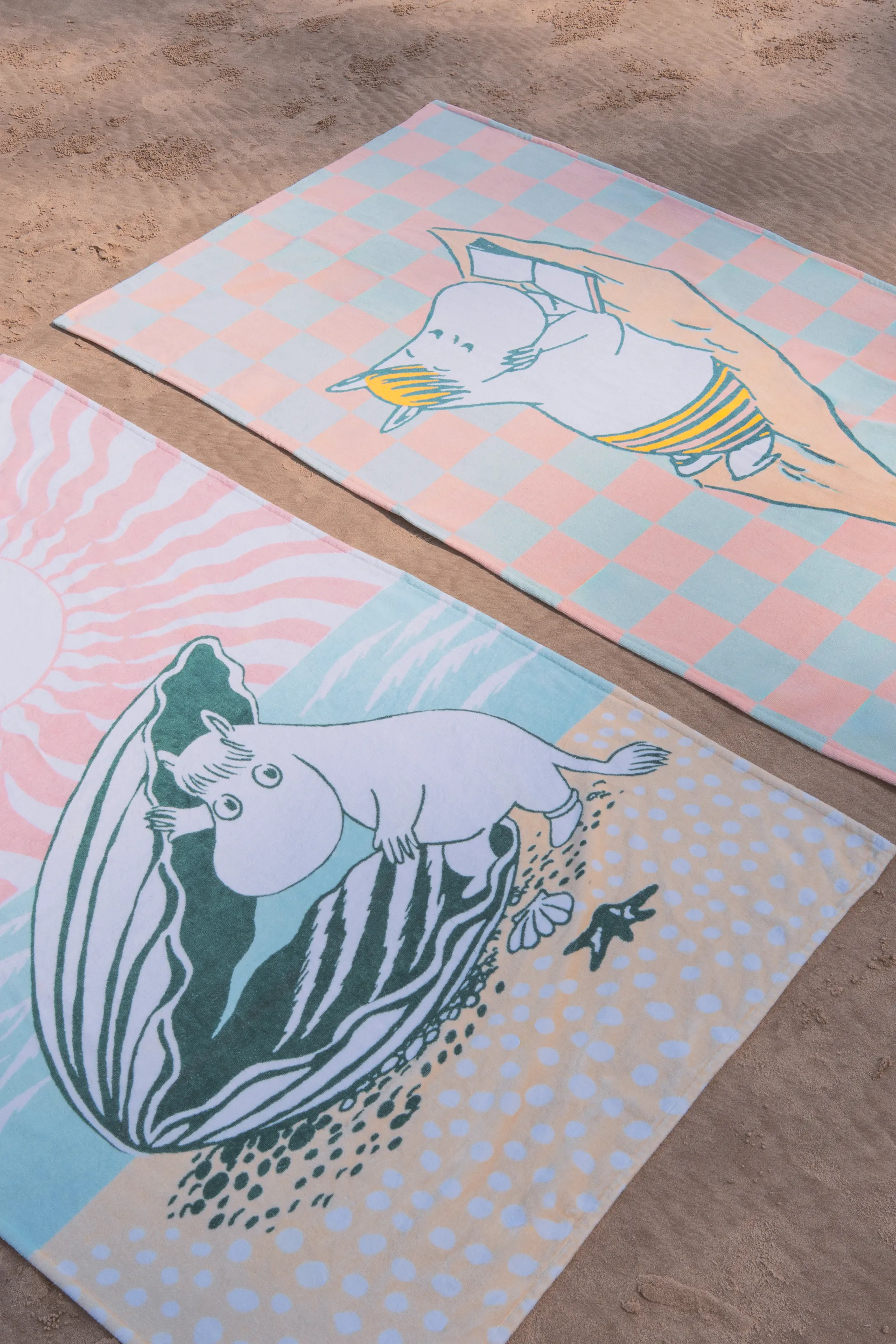 Beach day 姆明 beach 毛巾, 93x150 cm Moomin Arabia