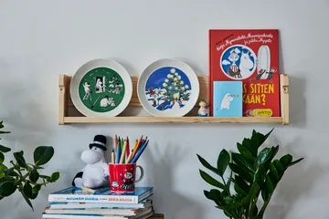 Drawing & Christmas Moomin 盘子2件装 - Ø19 cm - Moomin Arabia