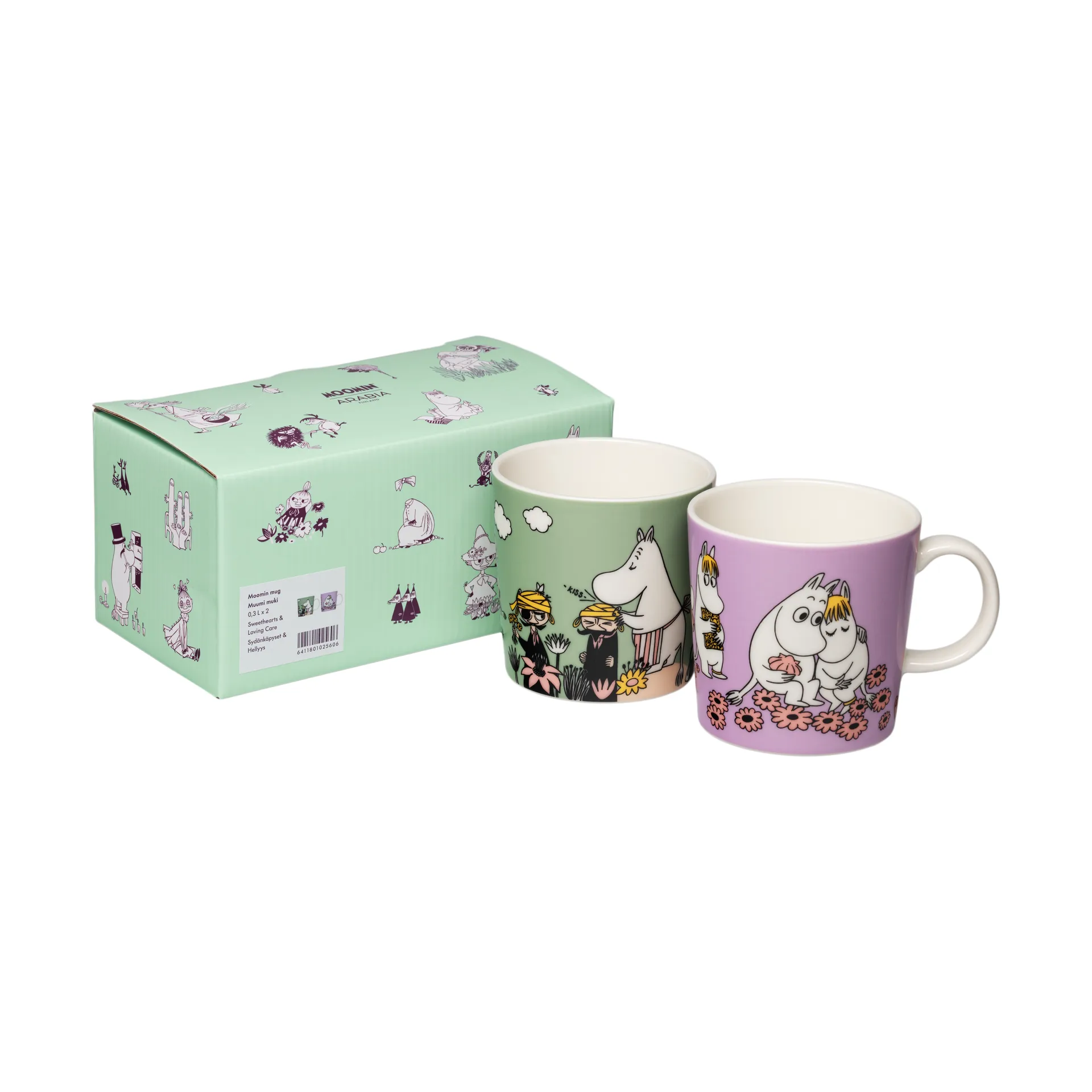 Enamored & Care 姆明马克杯, 2件, 300ml Moomin Arabia