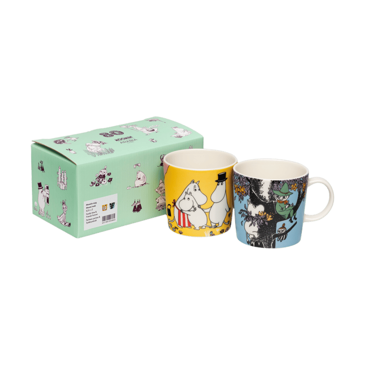 Family Cozy & Friends Forever 姆明马克杯 2件 - 30 cl - Moomin Arabia