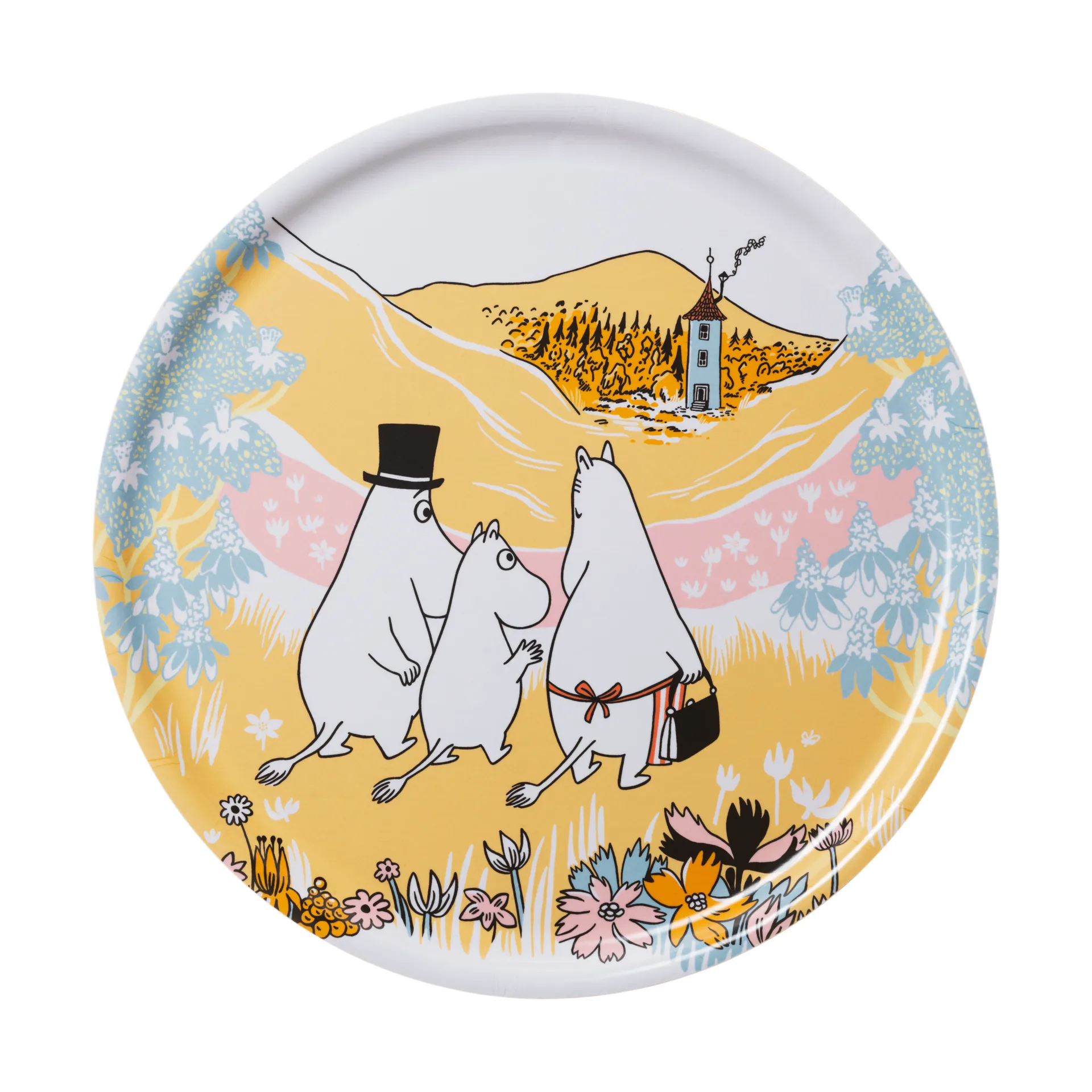 Family time 姆明 托盘, Ø35 cm Moomin Arabia