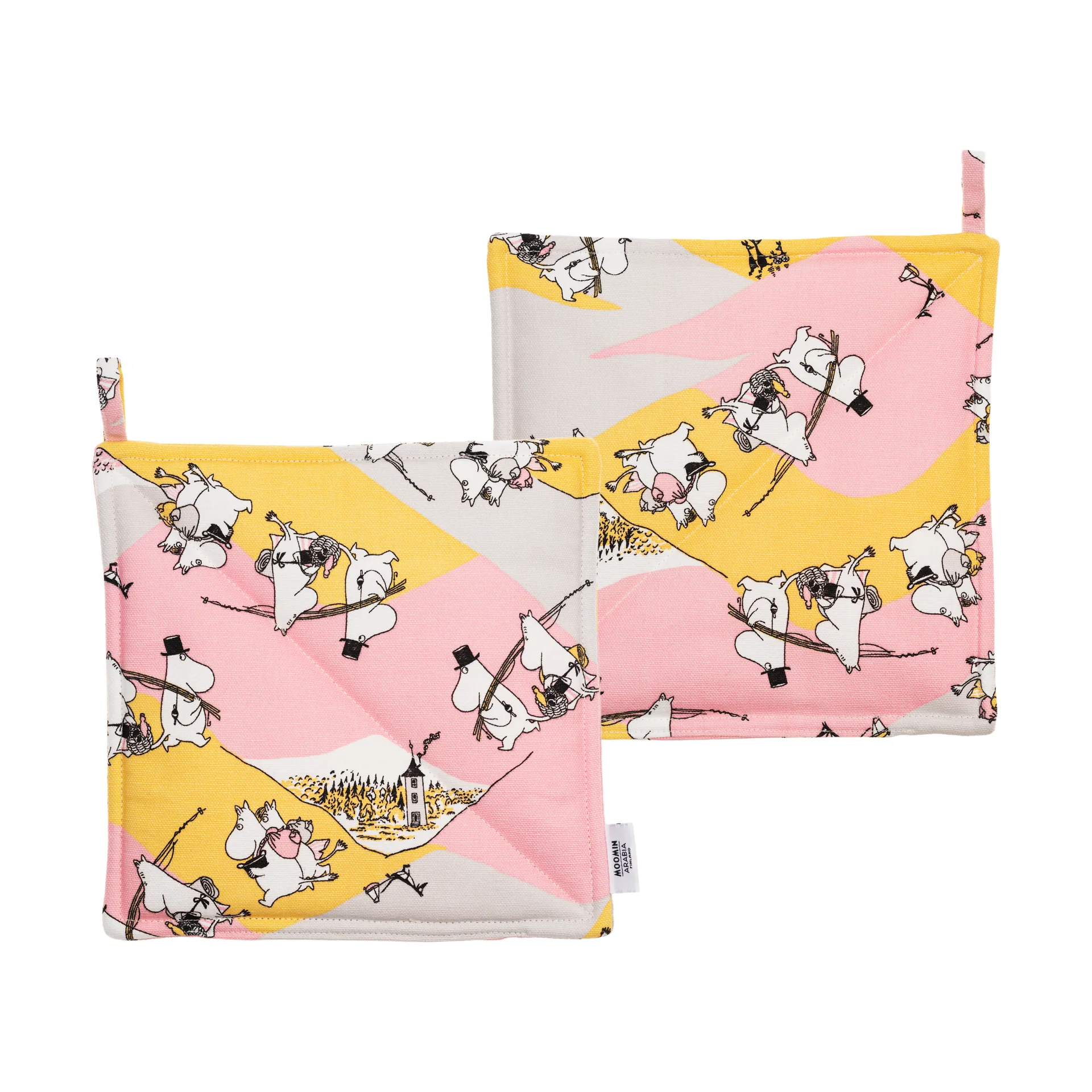 Family time 姆明 potholder 两件套装, 22x22 cm Moomin Arabia