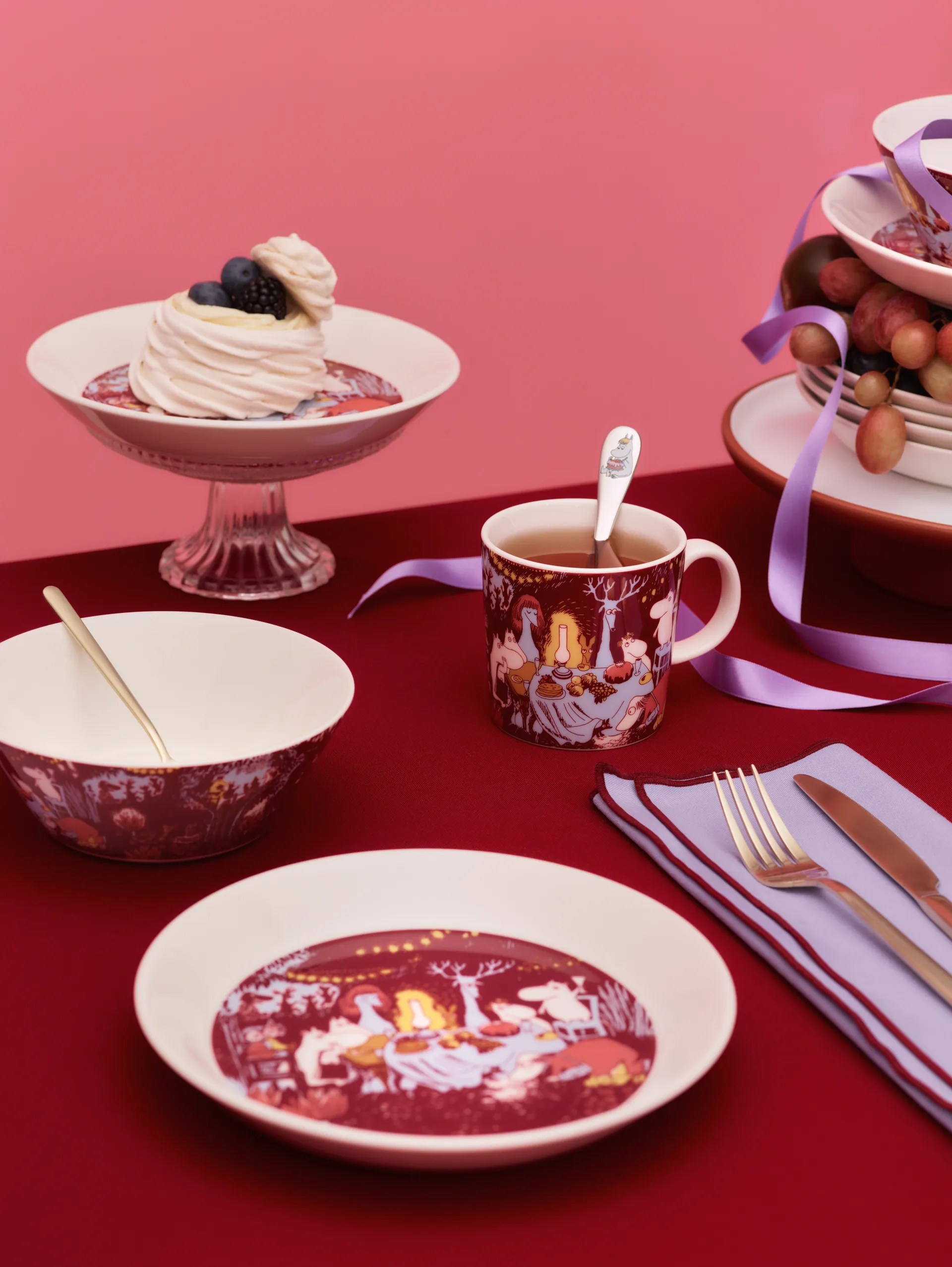 Festive Moments 姆明盘子, Ø19.5cm Moomin Arabia