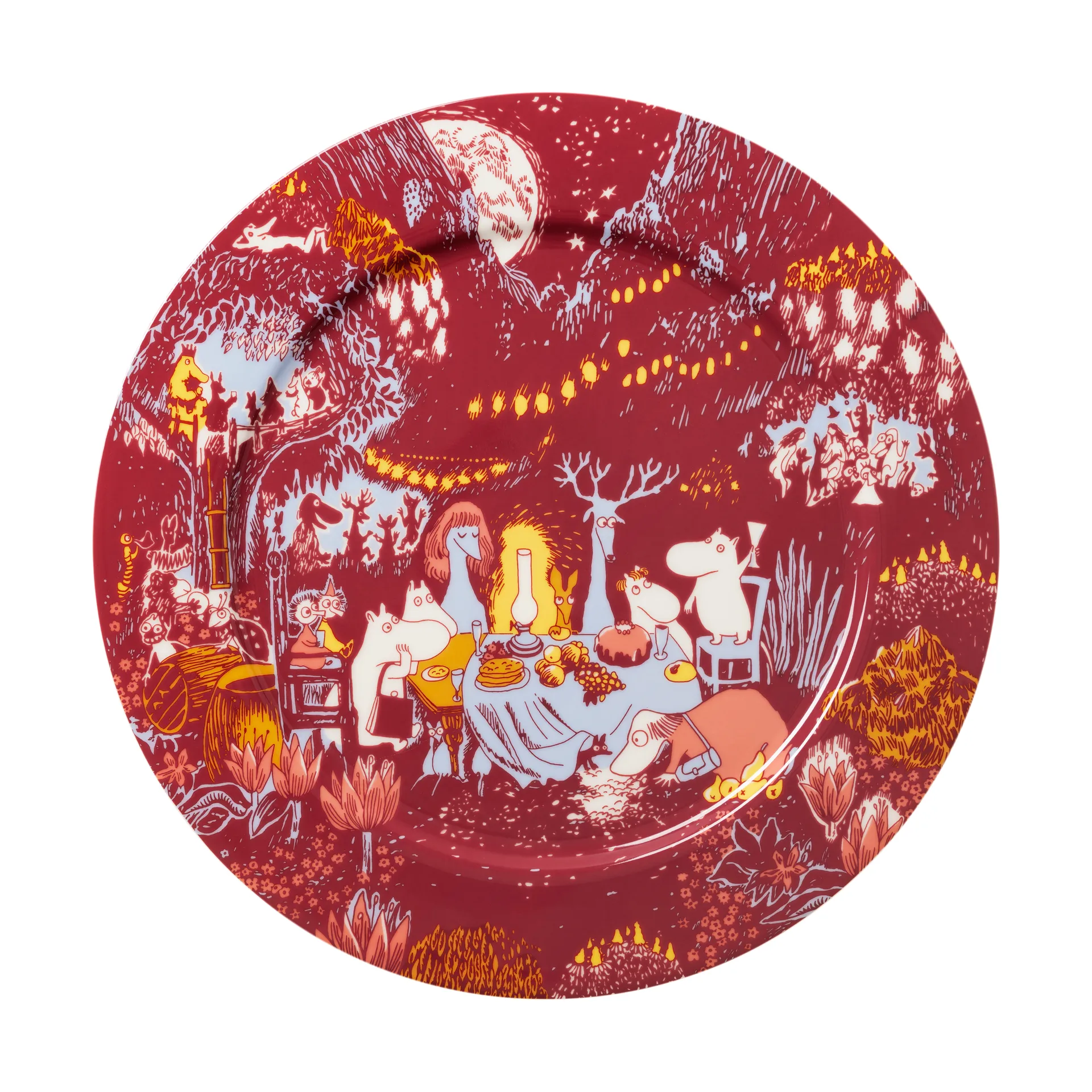 Festive Moments 姆明 serving platter, Ø30cm Moomin Arabia